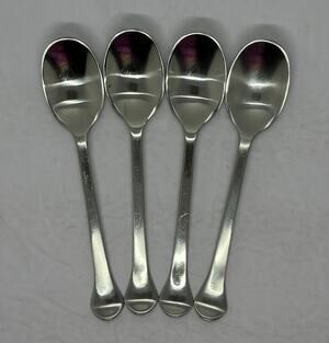 MCM Dansk Kobenhavn Set of Four Teaspoons 6 3/4” Stainless Flatware JHQ/China